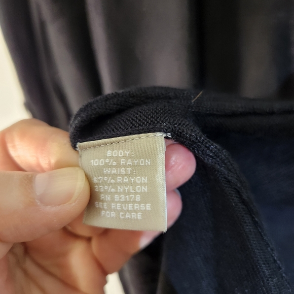 Joan Vass/ Black Cardigan - Picture 3 of 6